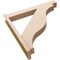 Ekena Millwork 5 1/2-in W x 34-in D x 34-in H Funston Block Rough Cedar Woodgrain TimberThane Outlooker, Primed Tan OUTUR055X34X34FST44RCPR - alternate 5